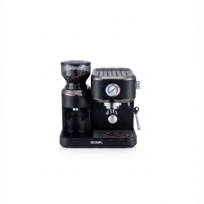 Кофемашина BOMA BM-6897 2 в 1 с кофемолкой