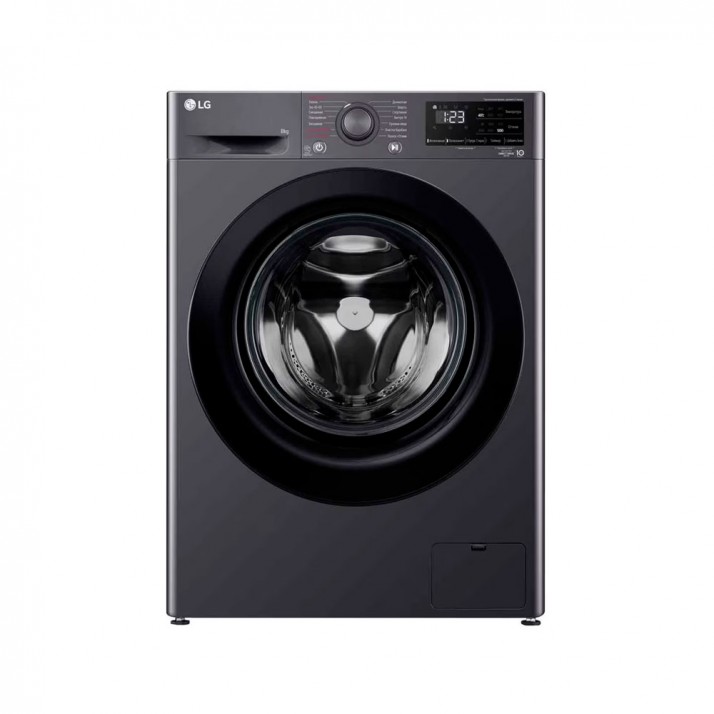 Стиральная машина LG F2V3PS6J 8 кг графитовый серый