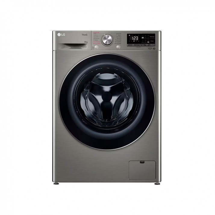 Стиральная машина LG F2V5PS2S 8 кг серебристый