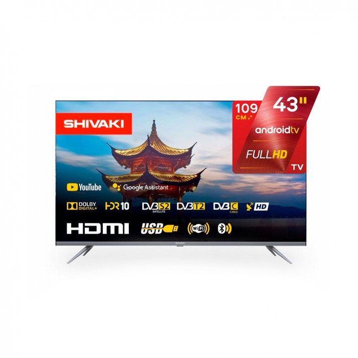 Телевизор Shivaki US43H3403 43" Full HD Android TV